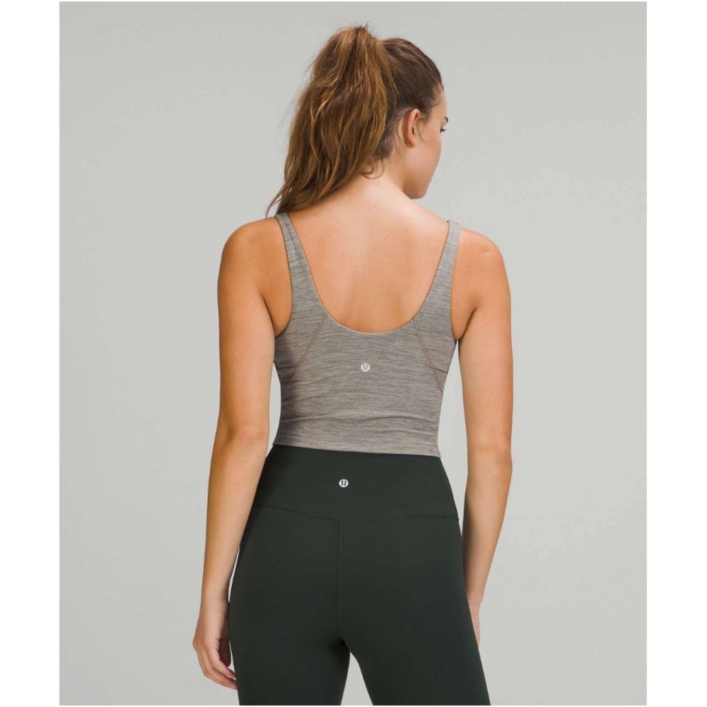 Lululemon Align Tank Heathered Rover Green Size 4 - Picture 2 of 5